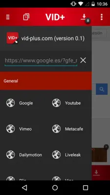 VID+ video downloader android App screenshot 4